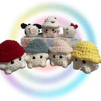 hello kitty crocheted amigurumi